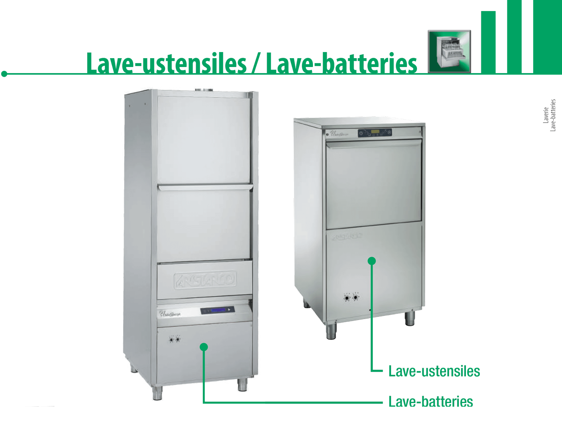 Lave-batteries/ustensiles